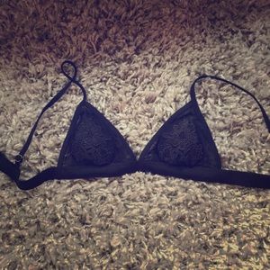 Embroidered bra